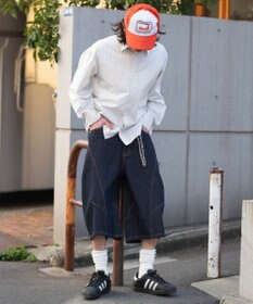 WEGO 【SMLサイズ展開】チェーン付きバルーンショーツ