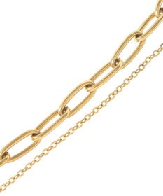 AMERICAN HOLIC 【ステンレス】コイン2連ネックレス