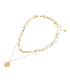 AMERICAN HOLIC 【ステンレス】コイン2連ネックレス