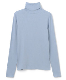 UNFILO 【暖かさ＆着心地の良さで大ヒット】コットンカシミヤ タートルネックカットソー