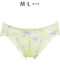 WACOAL ショーツ 【リボンブラ 脇すっきり】 BRB433とペア はきこみ丈あさめ ナイロンベア天竺素材(バック) レディース PRA133 /ワコール