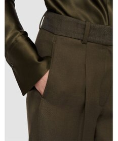 JOSEPH ビスコースツイル　キャロットトラウザーズ