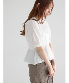 Te chichi ラッフルフリル半袖ブラウス
