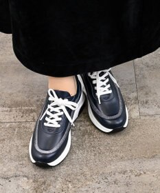 Pointer 日本製 本革厚底スニーカー