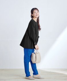 Tiaclasse 【接触冷感・洗える】はき痩せ美脚パンツ