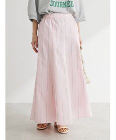 Green Parks ストライプフレアスカート