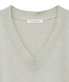 Green Parks ＴＯＹ　ＳＴＯＲＹ　／　刺繍Ｖネックニットベスト