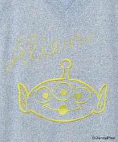 Green Parks ＴＯＹ　ＳＴＯＲＹ　／　刺繍Ｖネックニットベスト