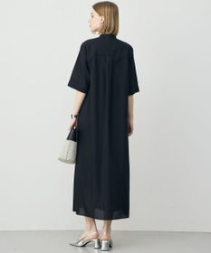 ICB 【先行予約】リネンスラブローン シャツワンピース