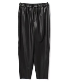 BEIGE， HYAL / フェイクレザーカービーラインイージーパンツ