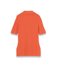 JOSEPH 【洗える】ヴィスコースリブ　ニットポロトップ