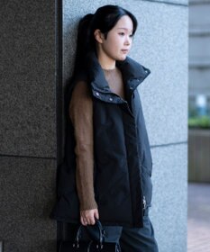 KWD 【日本製/高品質ダウン】STAND COLLAR DOWN VEST ダウンベスト