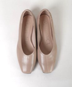 Dominic3 シープレザー バックゴムソフトパンプス