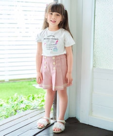 ANY KIDS チュールフリル サンダル