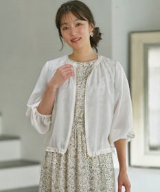 ANY SIS 【接触冷感】シアー ブルゾン