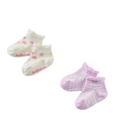 MIKI HOUSE HOT BISCUITS 【9-19cm / 靴下2足セット】 ローカット ソックスパック