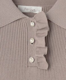 Feroux 襟付きドッキング ワンピース