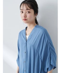 earth music&ecology レーヨンビッグシャツチュニック