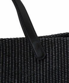 TOPKAPI 【Breath TOPKAPI】ワイド トート レザーハンドル カゴバッグ / ポーチ付き