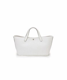 TOPKAPI 【Breath TOPKAPI】ワイド トート レザーハンドル カゴバッグ / ポーチ付き