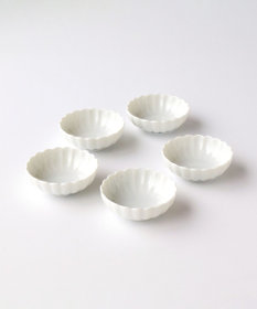 たち吉 【たち吉】白菊珍味入〈５個〉美濃焼