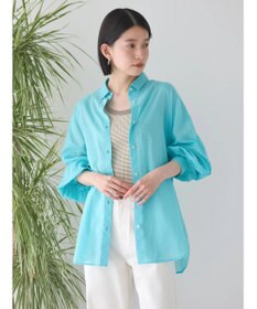 AMERICAN HOLIC 接触冷感＋速乾　強撚シアーボイルＢＩＧシャツ