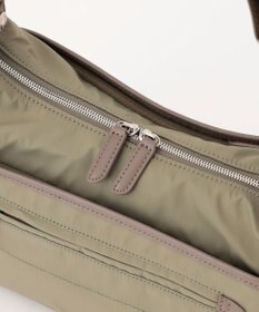 Y'SACCS 【ムック本掲載】【ナイロンタフタ×リサイクルレザー】デイリーショルダー　Sサイズ