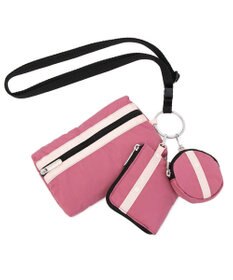LeSportsac MULTI POUCH WRISTLET/モーヴ/ピーチブラッシュ/ブラック