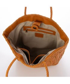 UNBILLION ペルケ perche / 牛革メッシュ編みトートL