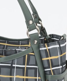 Y'SACCS ドローイングチェック2WAYミニトート