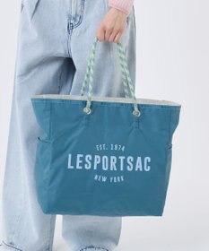 LeSportsac LARGE 2 WAY TOTE/2ウェイブルーインディゴ/メレンゲ