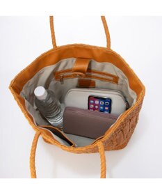 UNBILLION ペルケ perche / 牛革メッシュ編みトートL