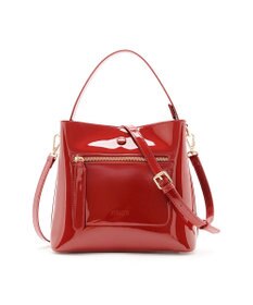 MioFIRANO スクエアエナメルハンドバッグ 2WAY　FIRANO フィラノ