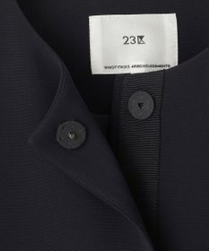 23区 【VERYコラボ 】トリアセ ダブルジョーゼット ノーカラージャケット