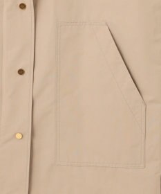 23区 L 【洗える/撥水加工】ブライトウェザークロス フーテッド アウター