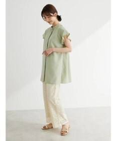 Green Parks 接触冷感　比翼シャツチュニック