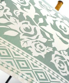 槇田商店 Kirie バラ セイジグリーン 折りたたみ傘