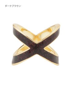 MOONBAT Luna Luce(ルナルーチェ)スカーフリング ラメ Cross お手持ちのスカーフを通すだけ ギフト