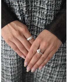 yoaa シルバー925 ミングル リング