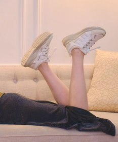 Bridget Birkin 【PARADIS COULEUR】異素材コンビワントーンスニーカー