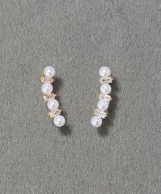 Phoebe 2wayパールブリンクピアス&イヤリング　ゴールド