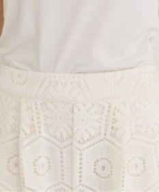 WEGO 【ANGIE VINTAGE】クロシェレースワイドイージーパンツ