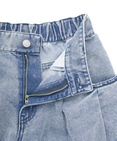 Green Parks デニムタックワイドパンツ