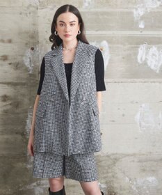 GRACE CONTINENTAL 千鳥ウールハーフパンツ