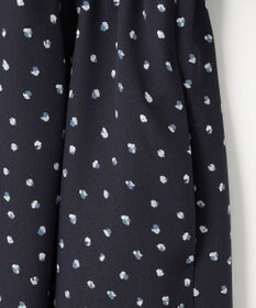 J.PRESS LADIES S 【洗える】ドット フラワープリント ワンピース