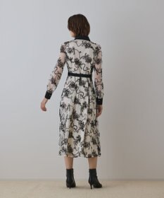 GRACE CONTINENTAL チュールコードレースワンピース