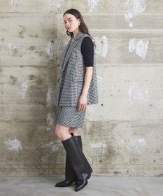 GRACE CONTINENTAL 千鳥ウールハーフパンツ