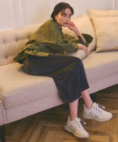 Bridget Birkin 【PARADIS COULEUR】異素材コンビワントーンスニーカー