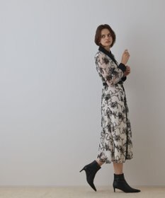 GRACE CONTINENTAL チュールコードレースワンピース