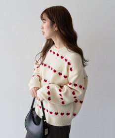 Green Parks ・ｓｗｉｎｇ　ｂｙ　ハートクルーネックニット